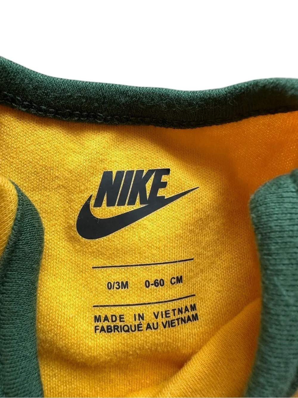 Green Bay Packers Infant Bodysuit Lot Of 3 0-3 Months NFL Baby One Piece